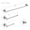Kibi Circular 4-Piece Bathroom Hardware Set C-KBA14-4CH - alternate 3